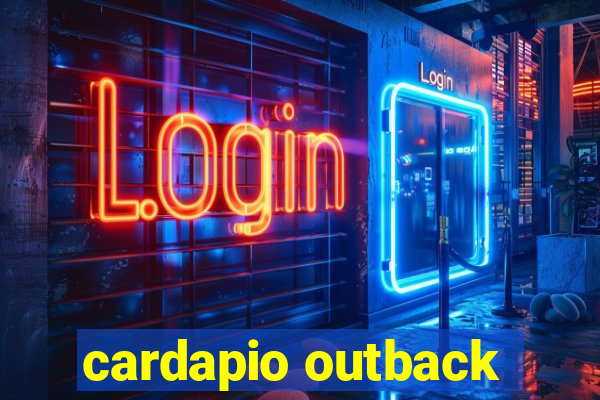 cardapio outback